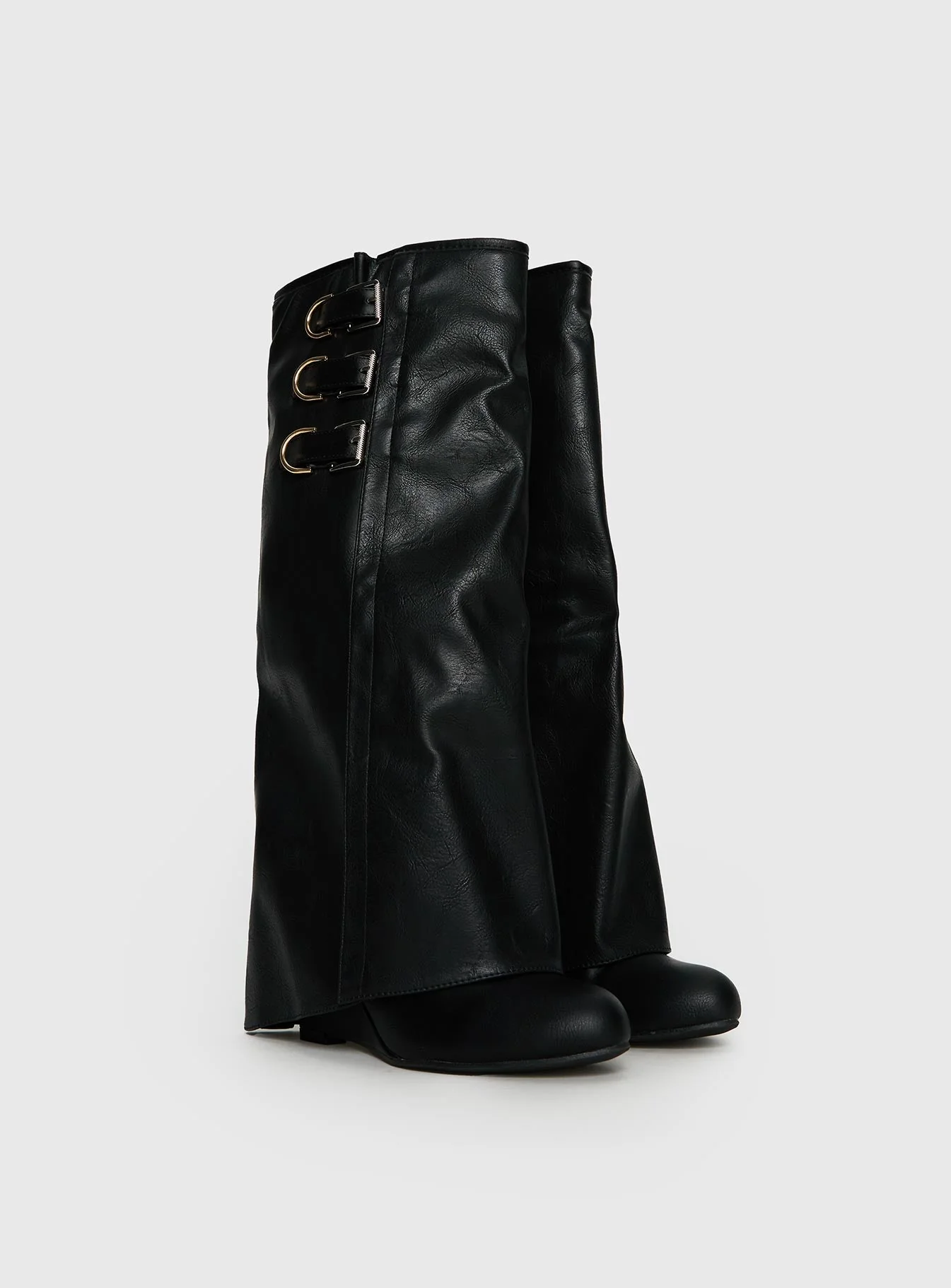 Ritz Knee High Boots Black
