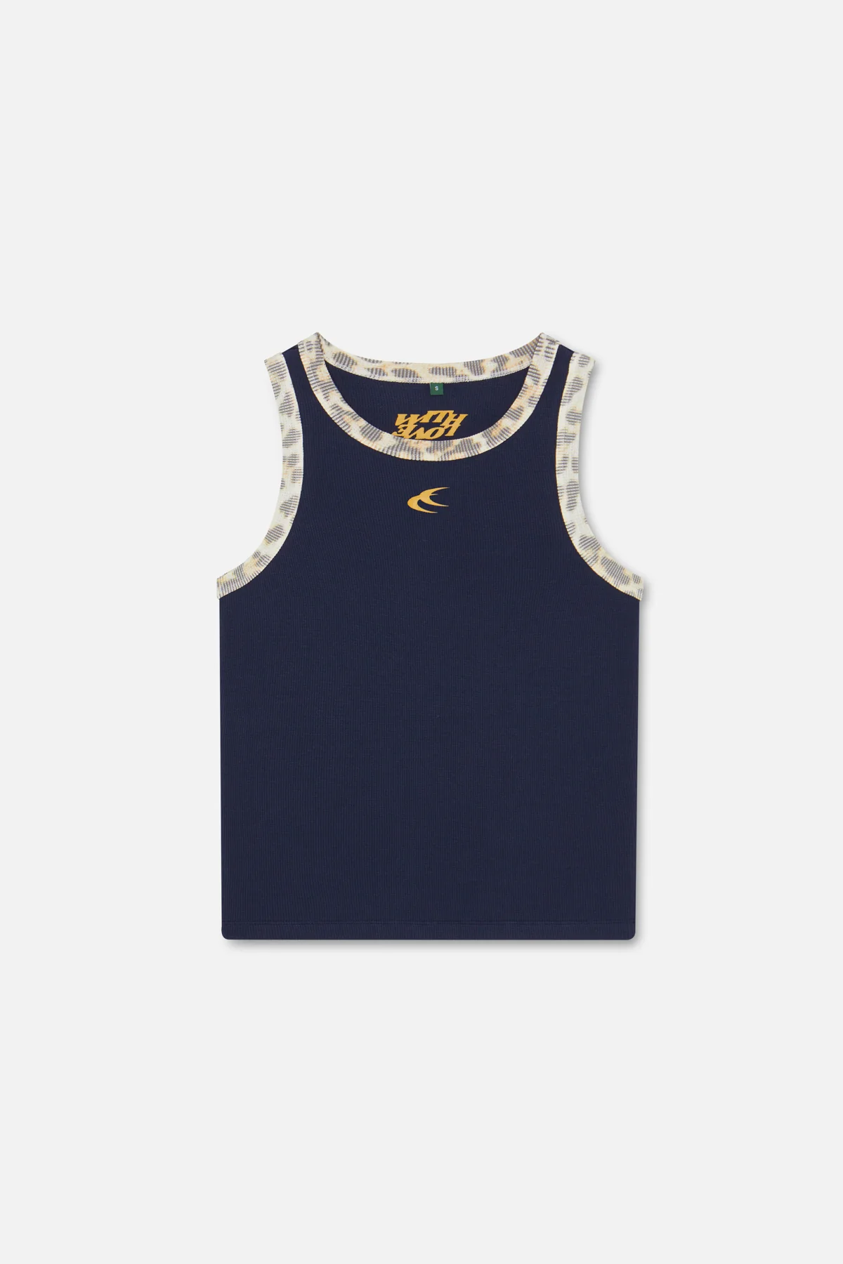 Animal Navy Waffle SCFF Tank Top