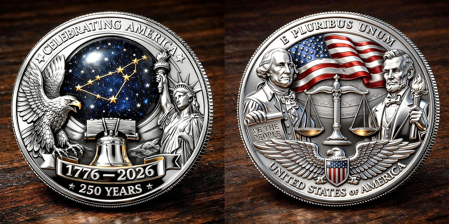 🏆New Year 60% OFF- U.S 250th Anniversary Commemorative Coin