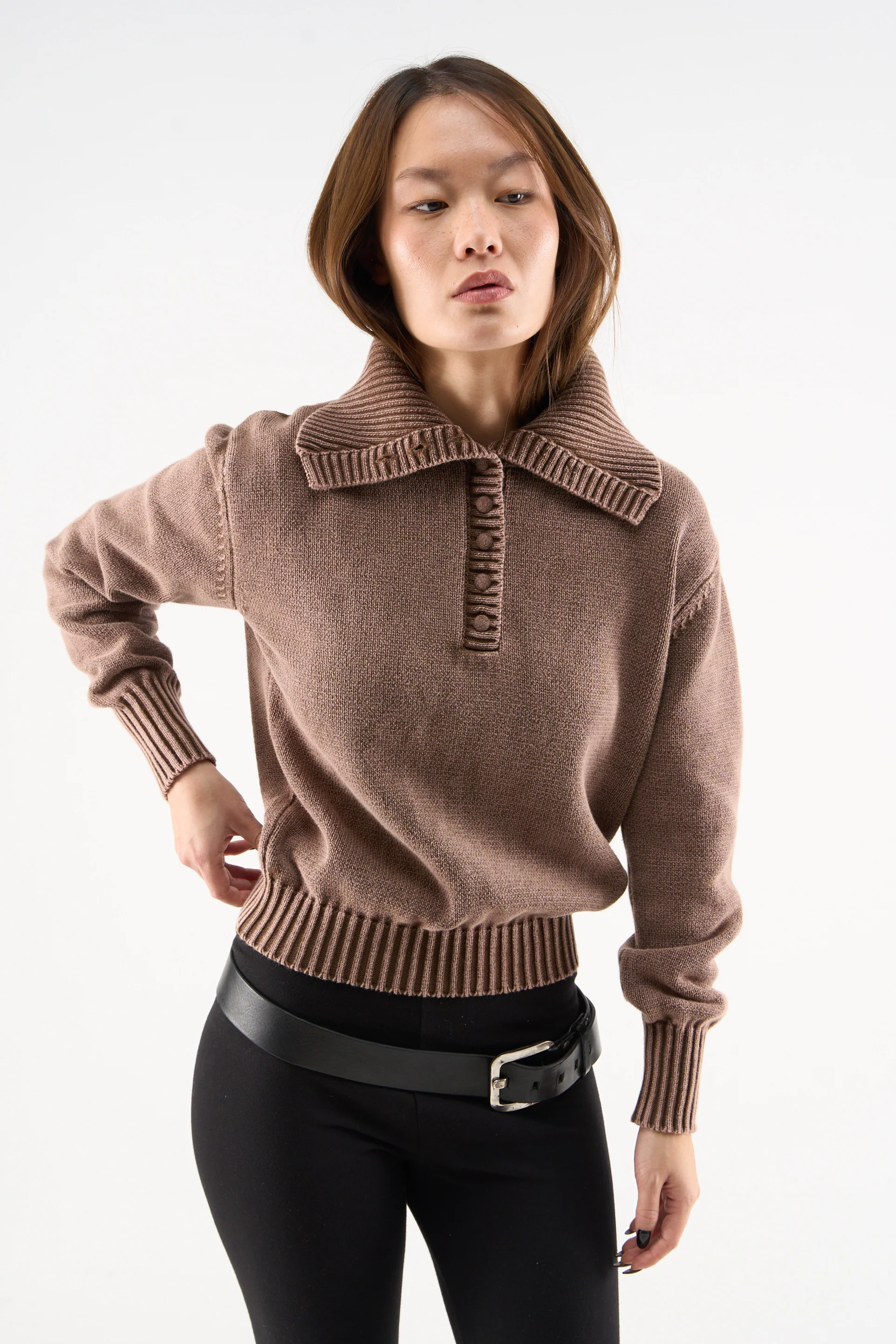 Agnes Brown Knit