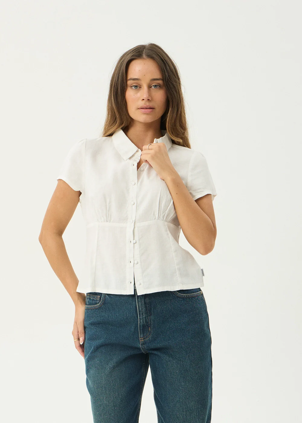 AFENDS Womens Evie - Shirt - White
