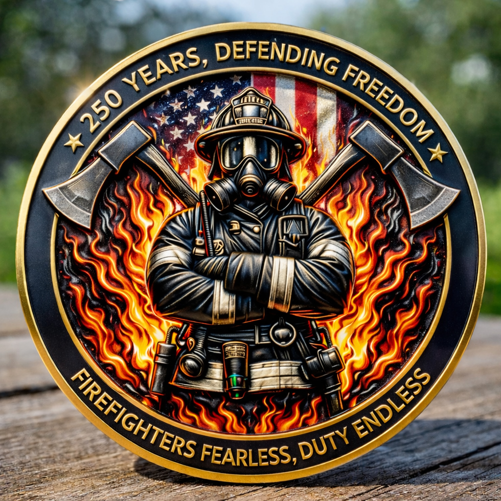 🏆Flash Sale 60% OFF - Firefighters 250th Anniversary Commemorative Coin