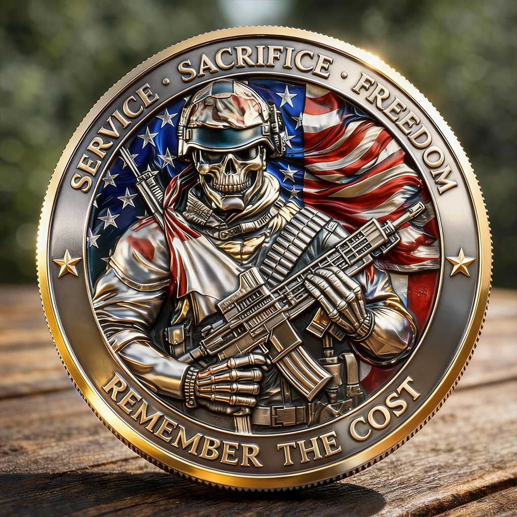 American Patriotic Commemorative Challenge Coin