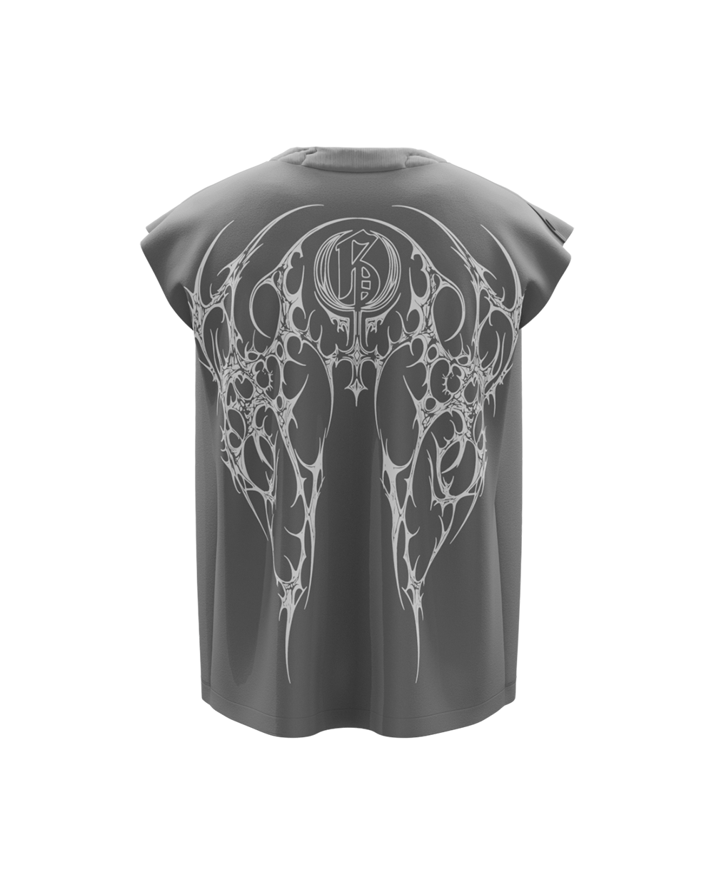 Ruthless Dark Grey Unisex Boxy Vest