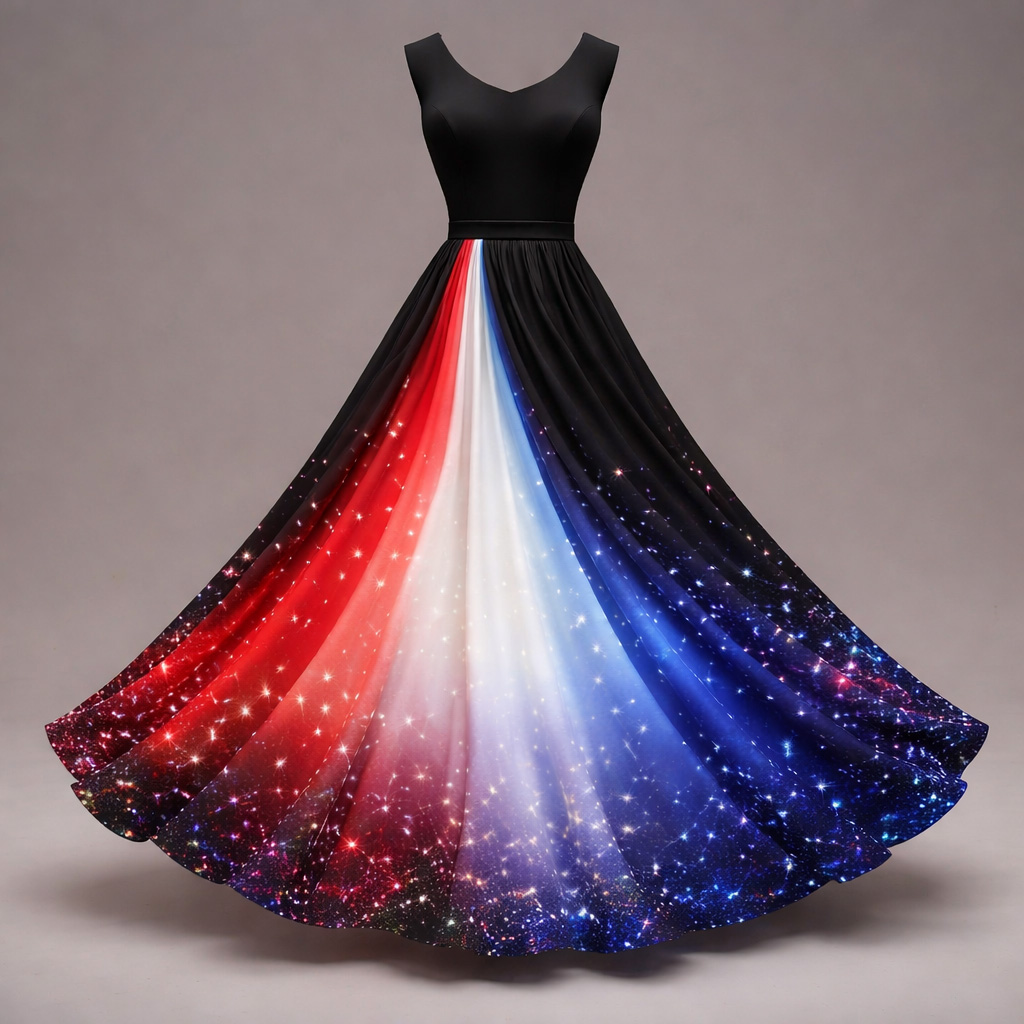 US 250th Anniversary Art Print Casual Dress