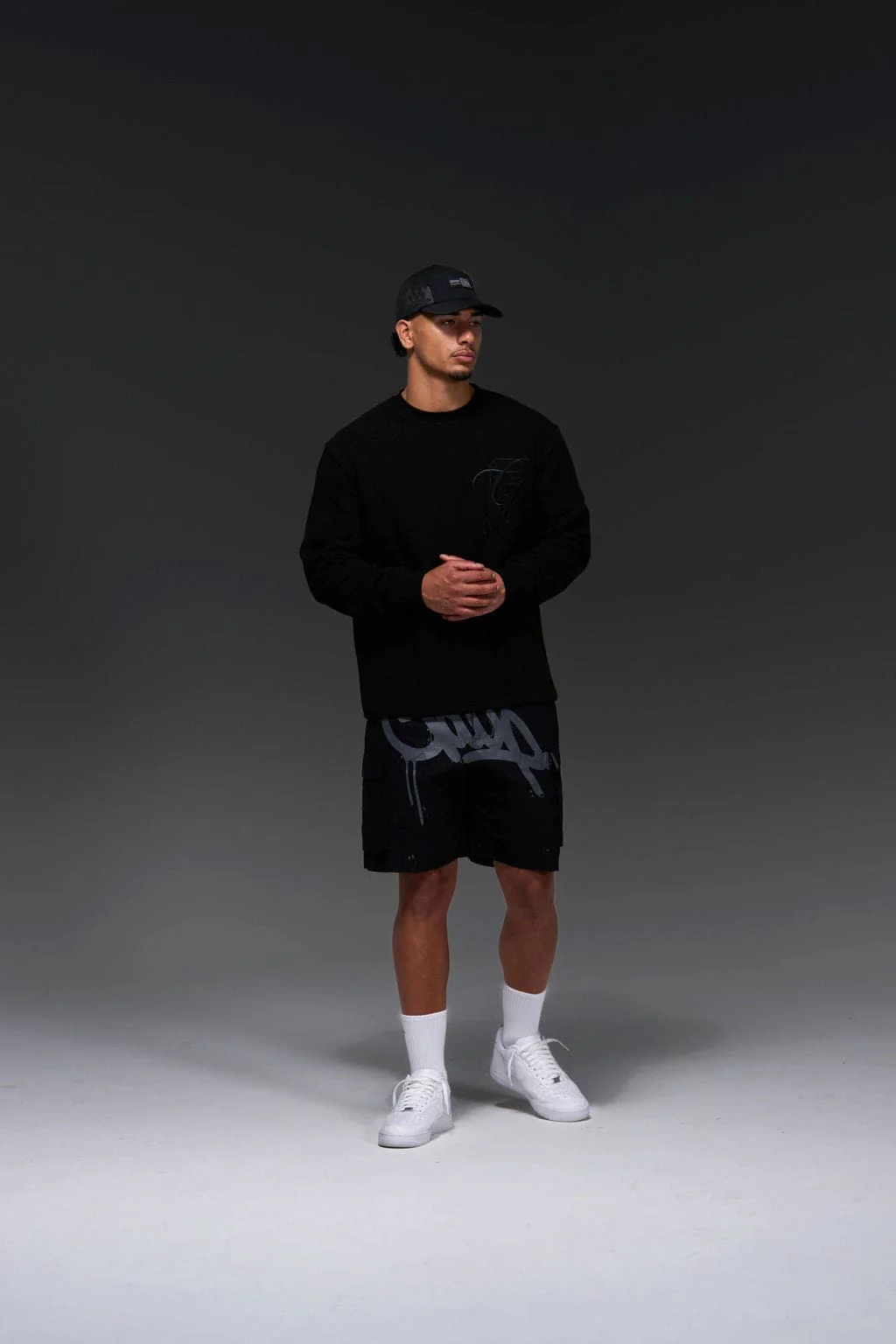 Handstyle Cargo Short Black/Grey
