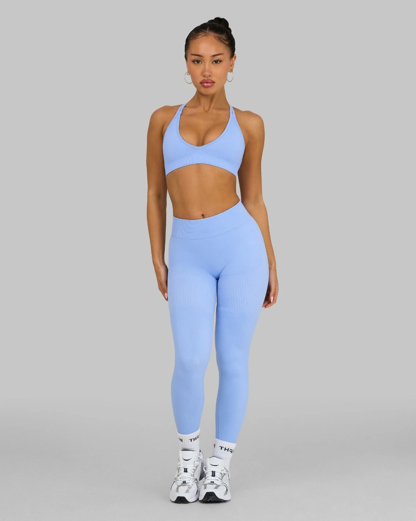 Elevate™ Sculpting Mid Waist Scrunch Leggings | Glacier
