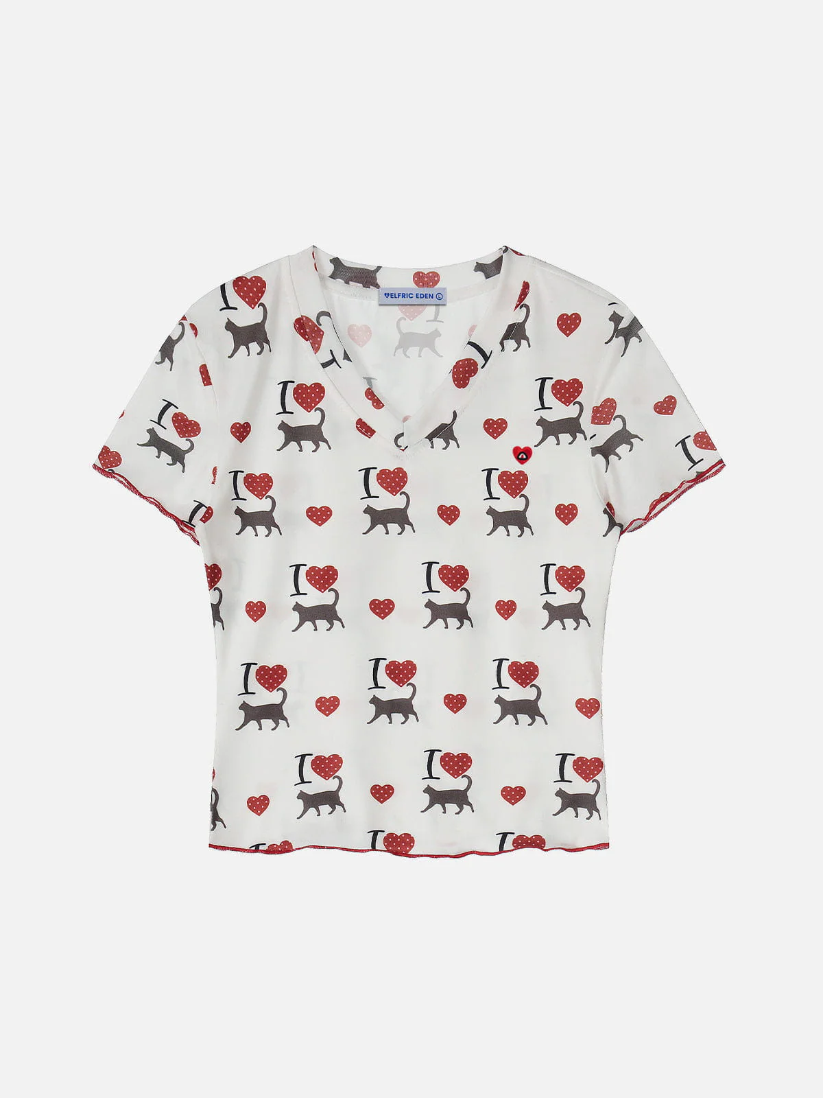 Aelfric Eden Cat Heart Baby Tee