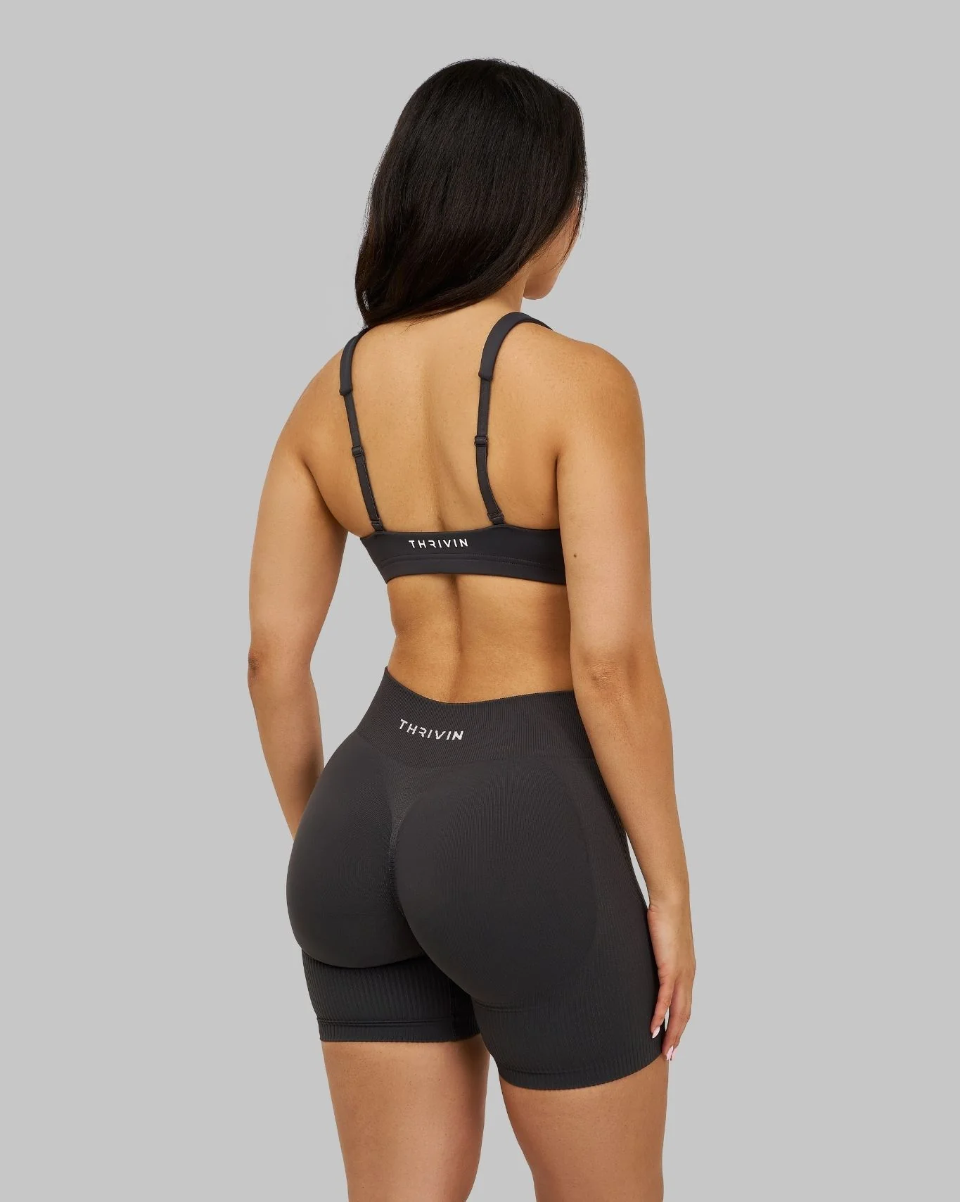 Elevate™ Sculpting Medium Impact Multiway Bra | Charcoal Grey