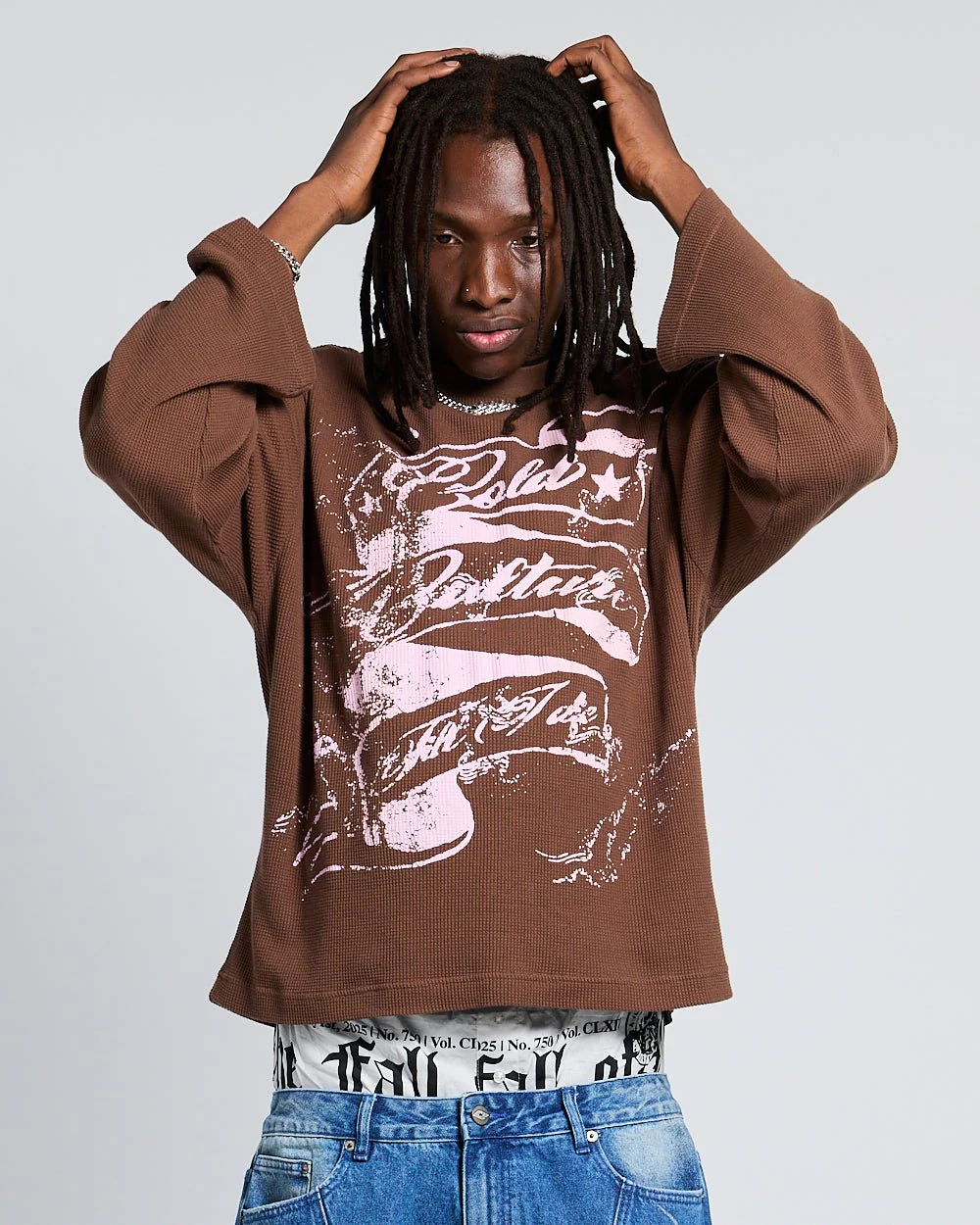 BURNT ICONS LONGSLEEVE OFF BROWN