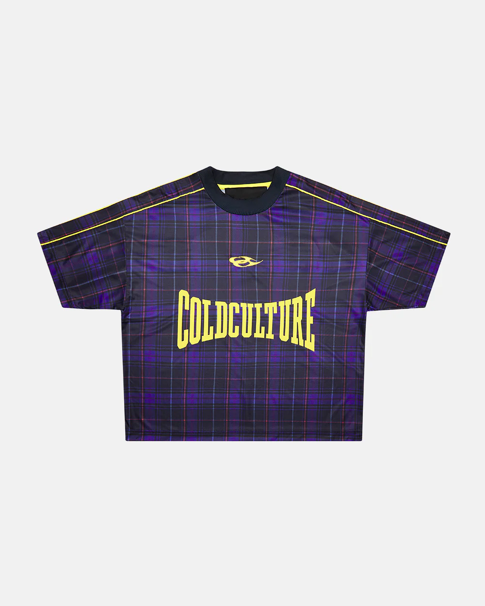 HIGHLANDS PLAID TEE DARK BLUE