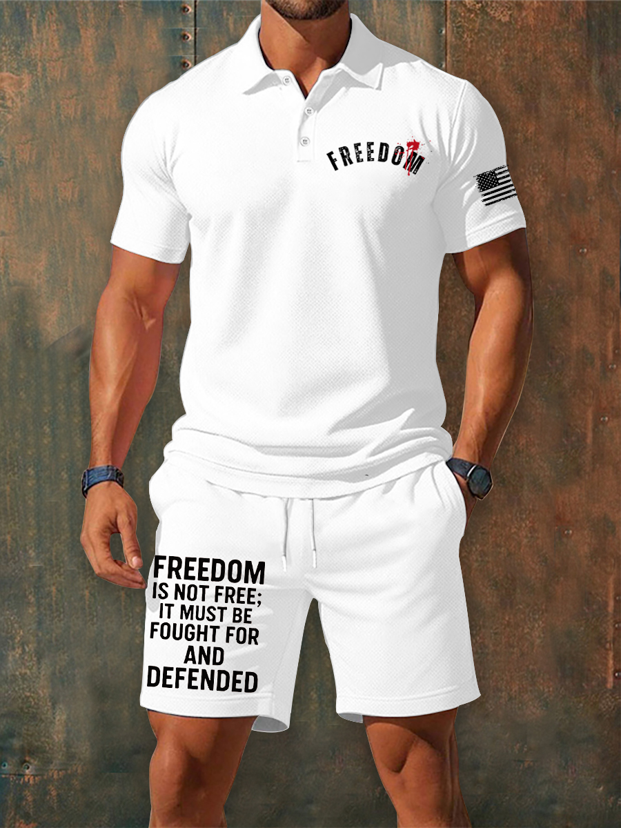 Men's Freedom Is Not Free R.I.P Charlie Kirk Sets