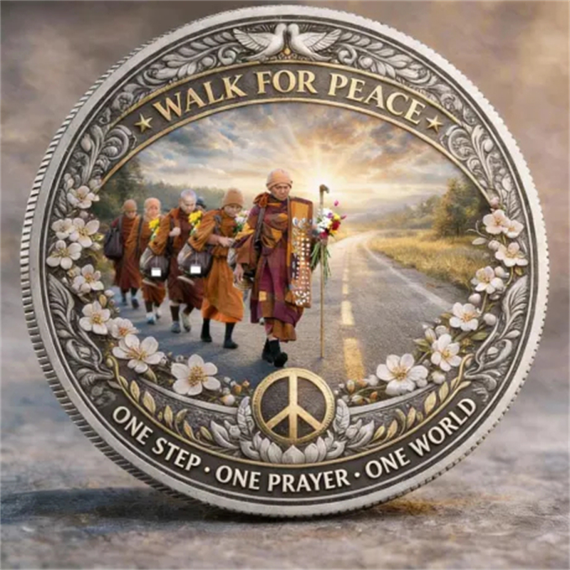 Walk For Peace Mission Journey American Commemorative Coin
