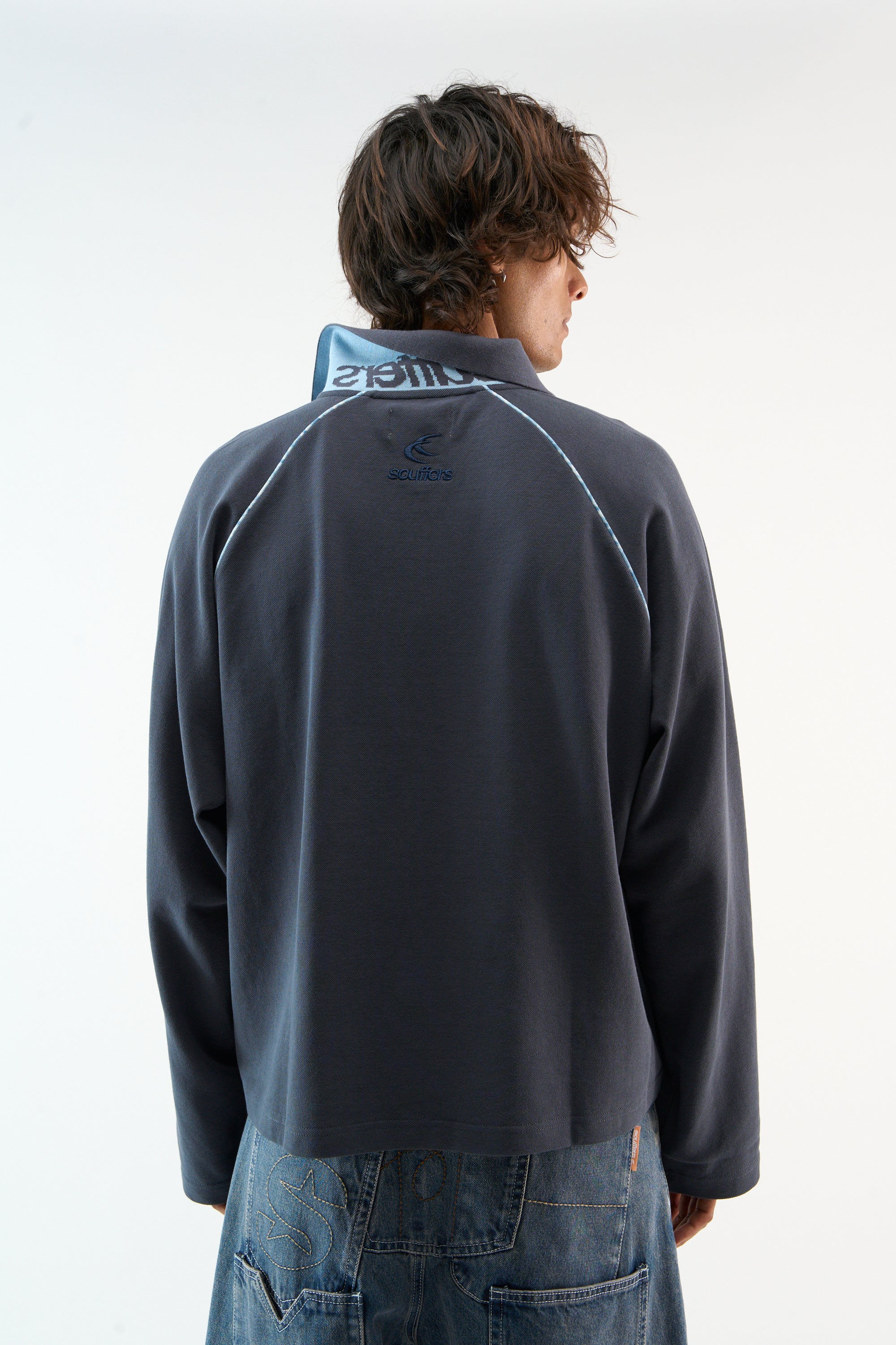 Animal Line Blue Polo