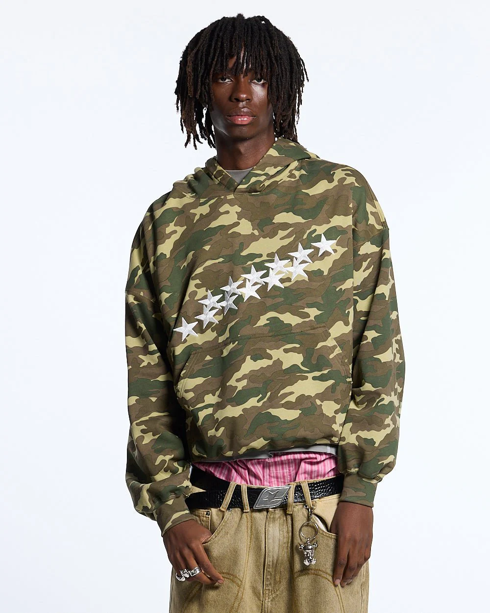 STARS HOODIE CAMO