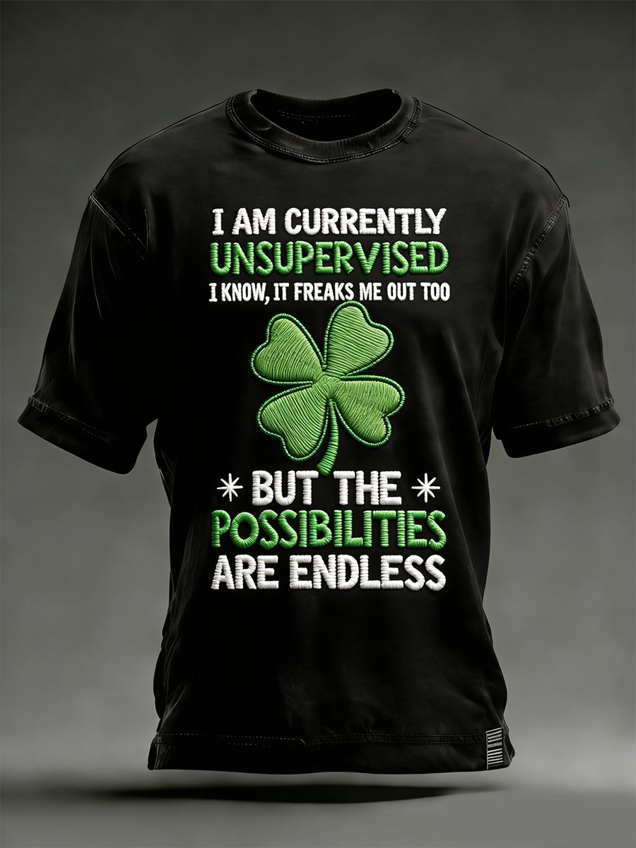 Men's St. Patrick Men's Shamrock Lucky Irish T-Shirt