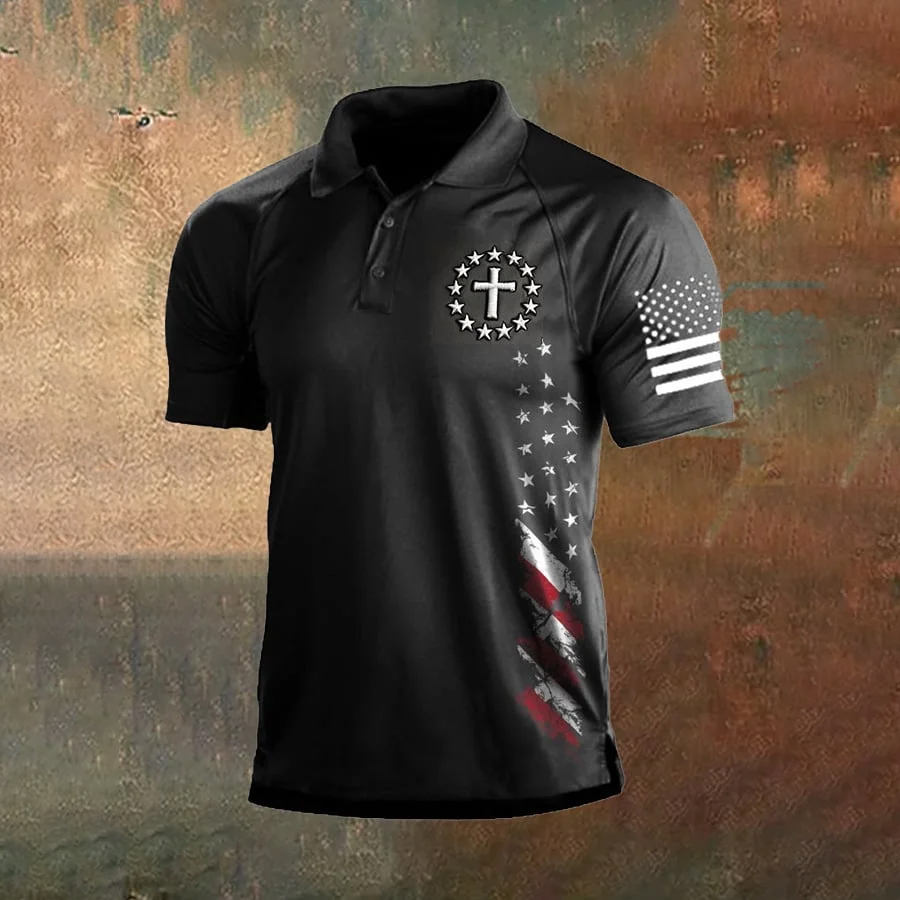 Men's Casual Faith Short-Sleeved Polo