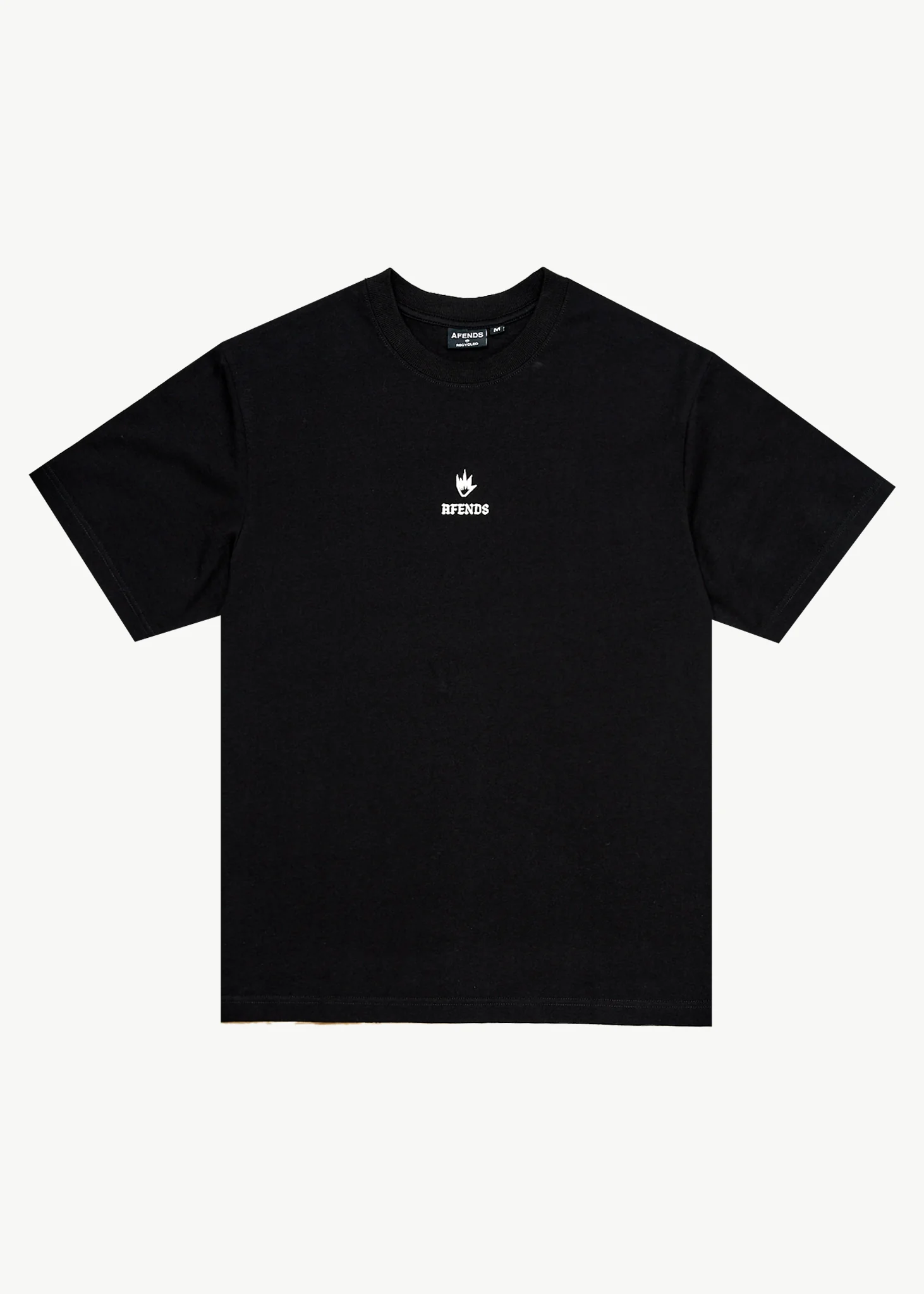 AFENDS Mens Burnin - Retro Tee - Black