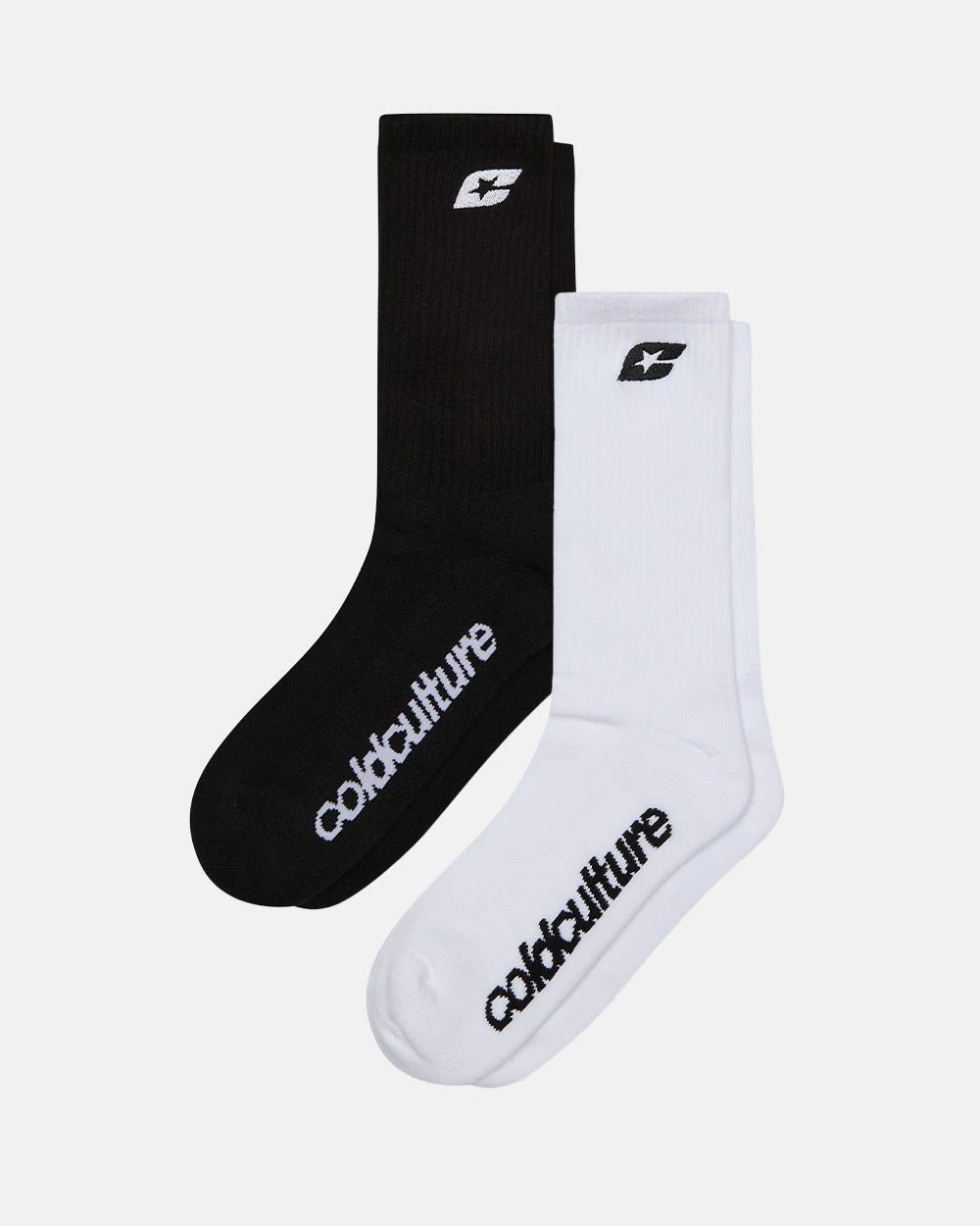 C SOCKS PACK WHITE & BLACK