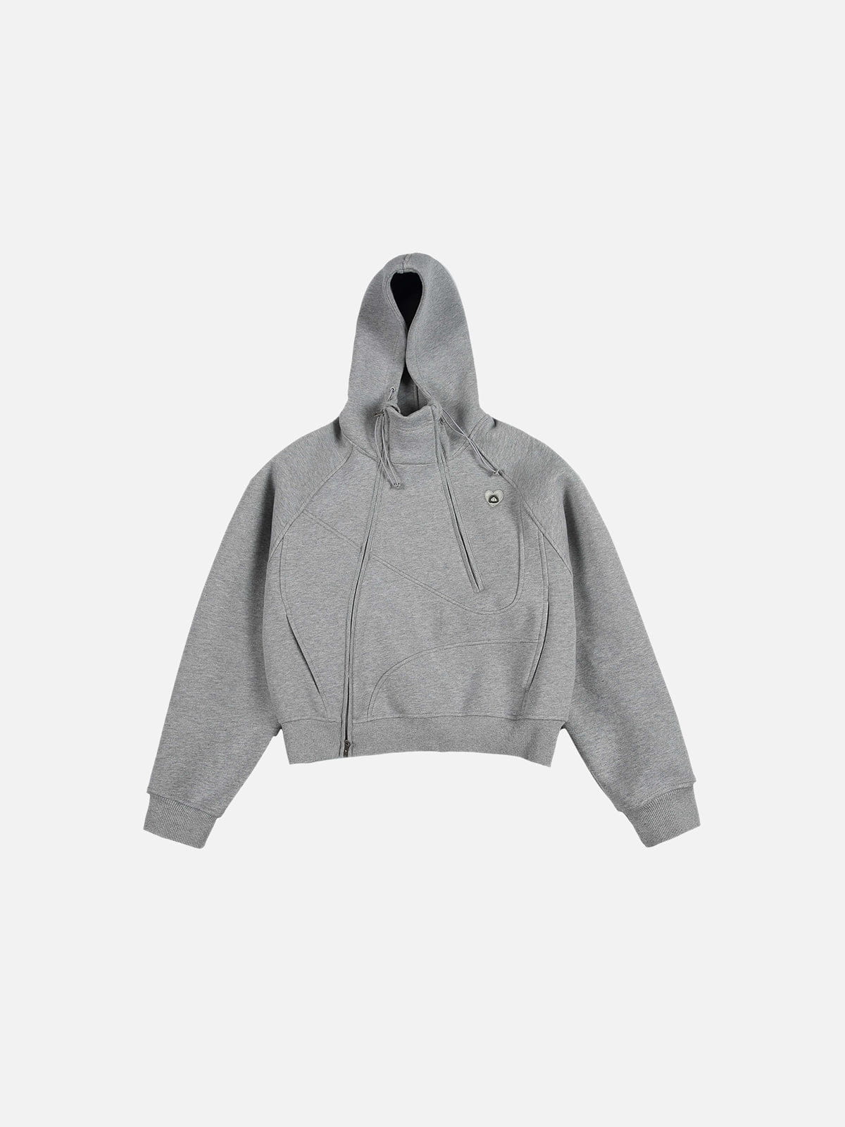 Aelfric Eden Boxy Panel Zip Up Hoodie