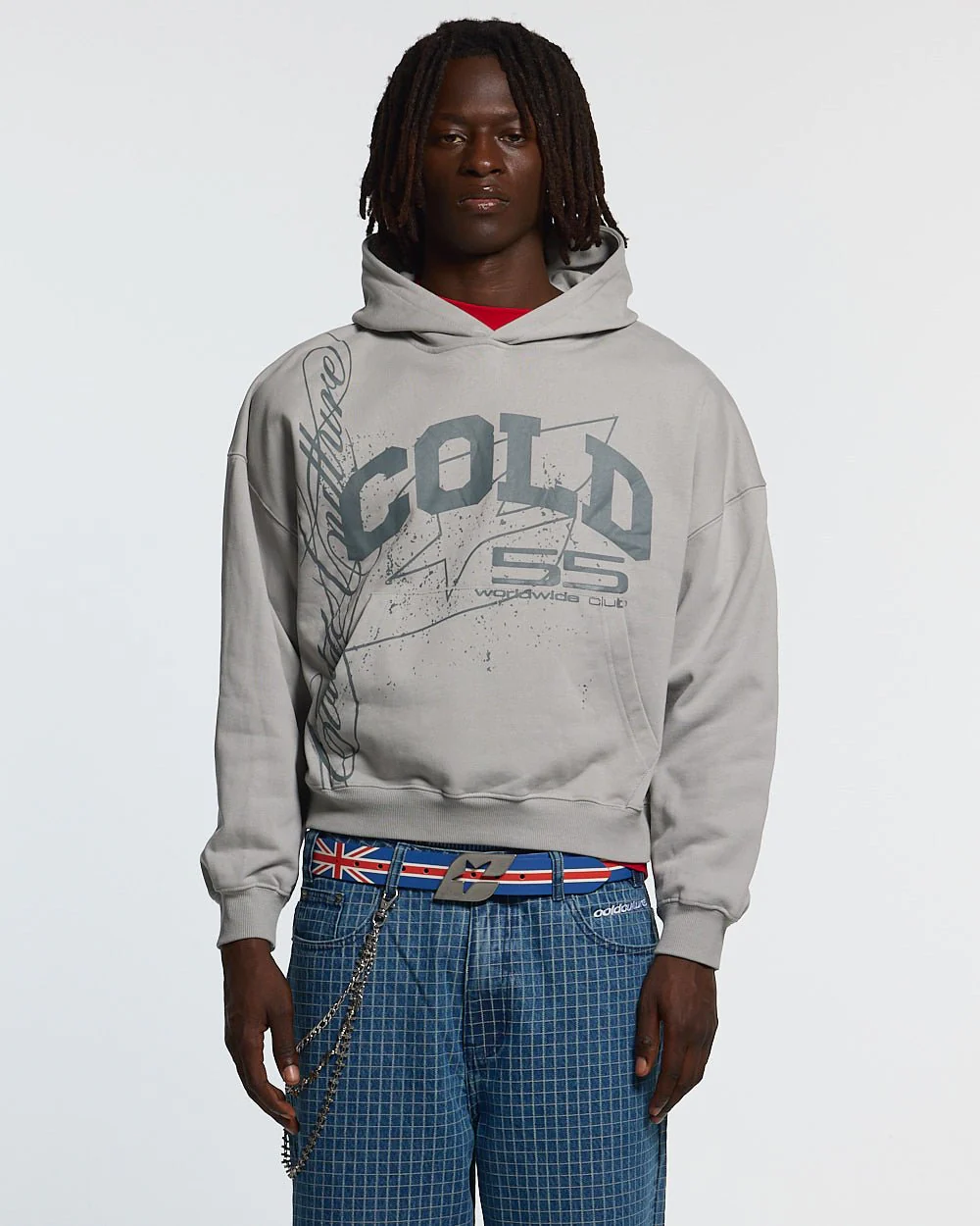 ON ROAD HOODIE GREY & GREEN