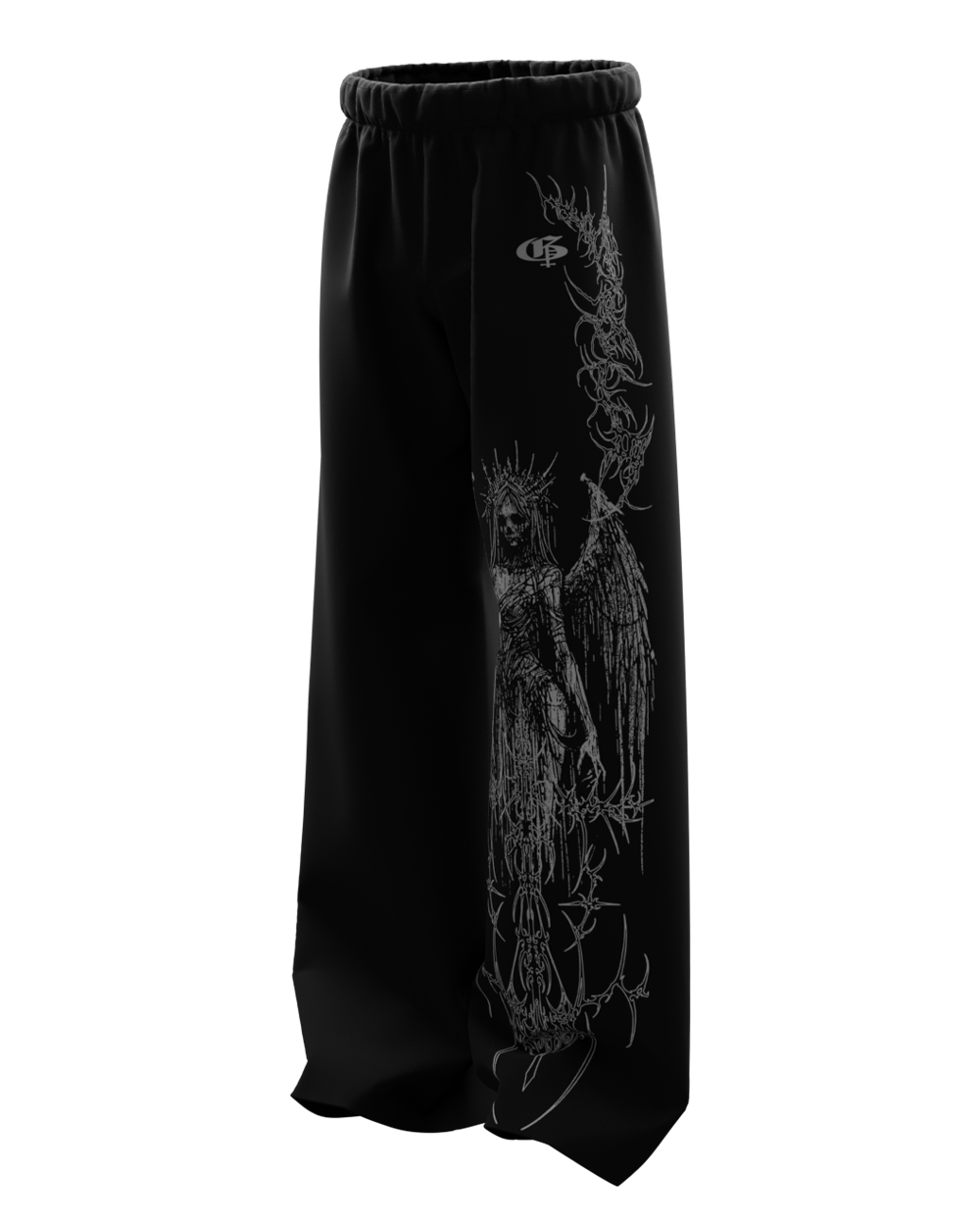 Crown Unisex Straight Fit Baggy Pants