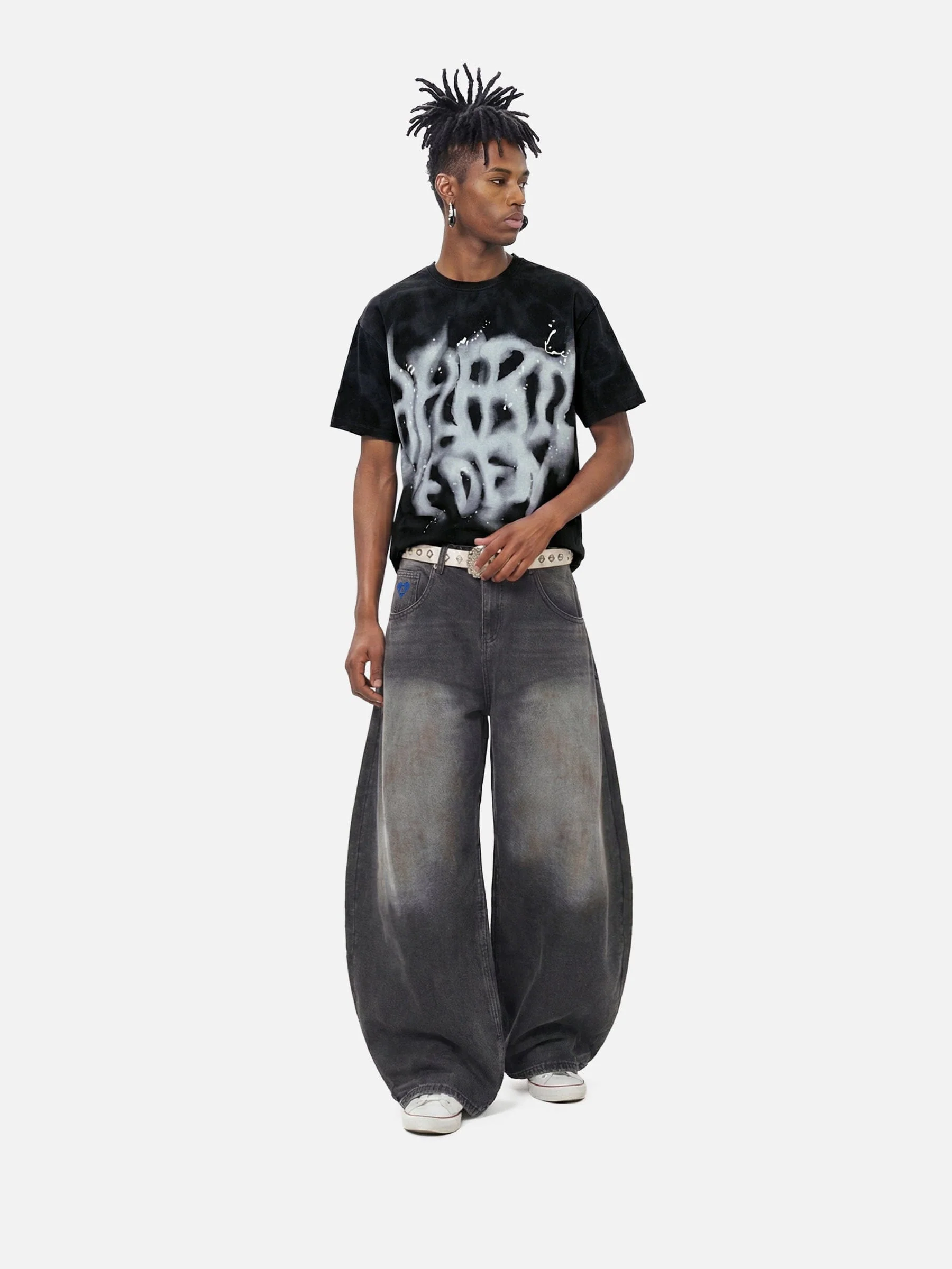 Aelfric Eden Washed Abstract Graphic Tee