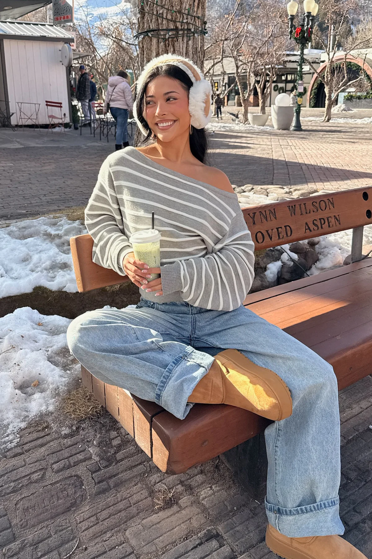 Mika Off Shoulder Oversized Sweater