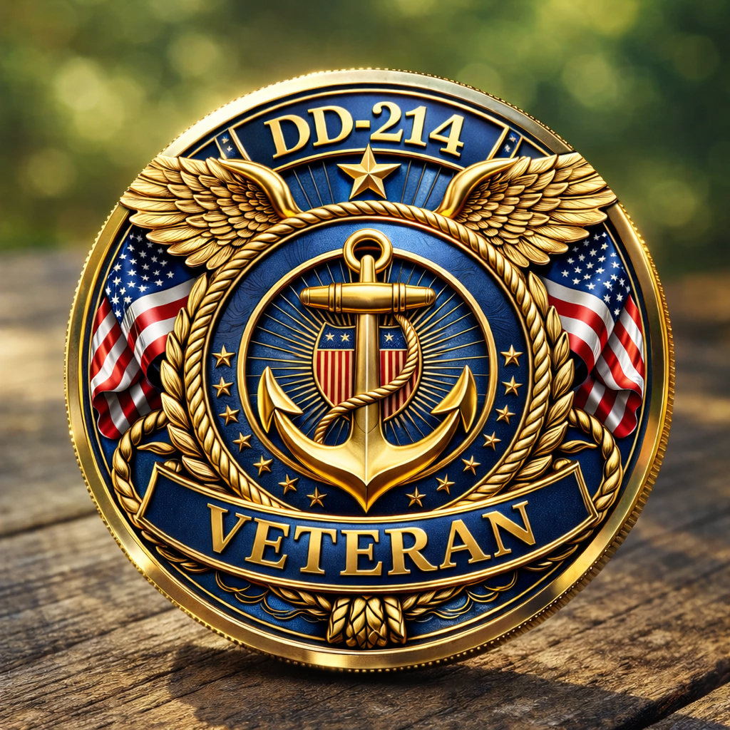 🏆New Year 60% OFF- DD-214 Veteran Honor Coin