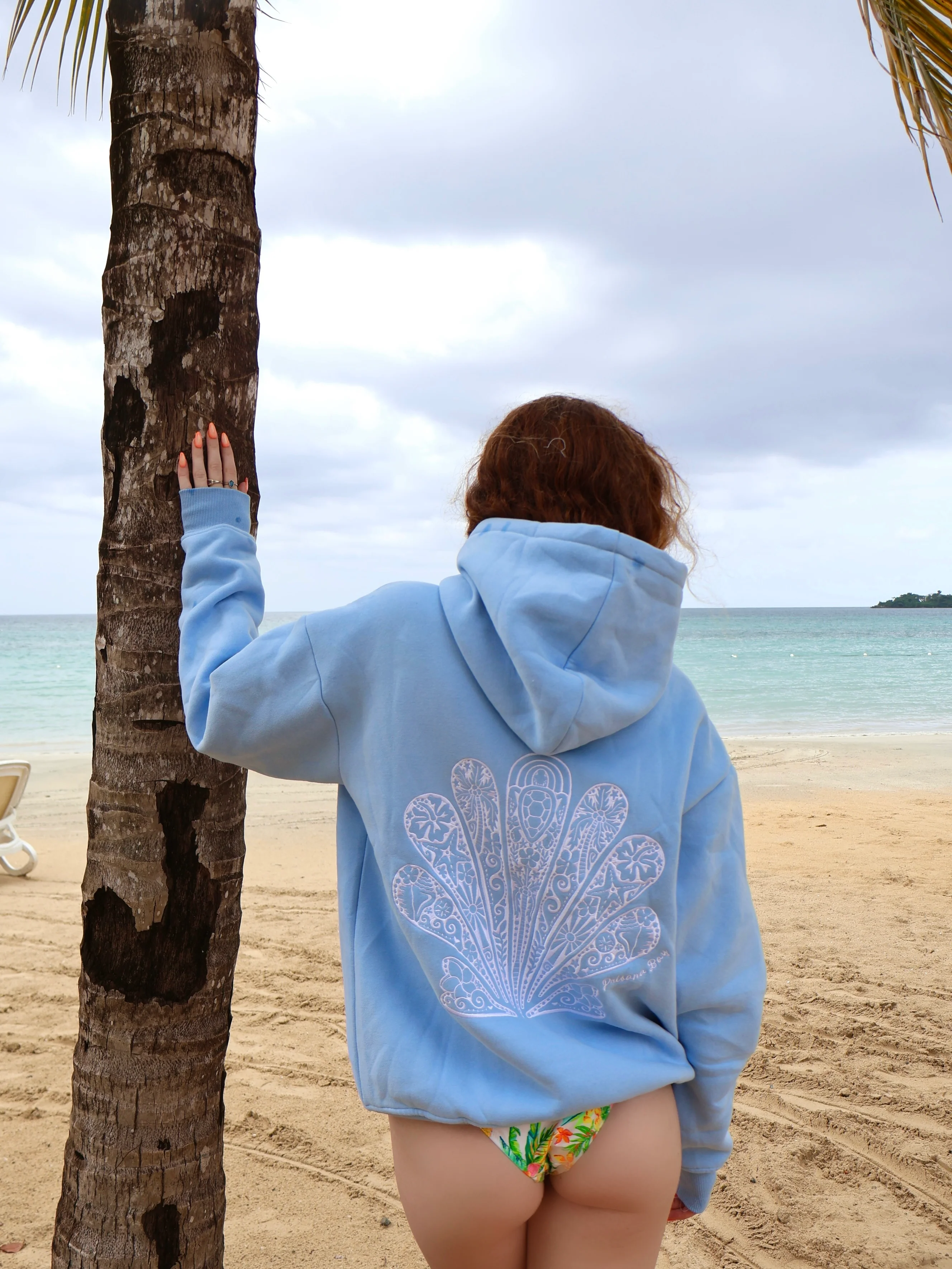 Paradise Hoodie in Tidal Blue