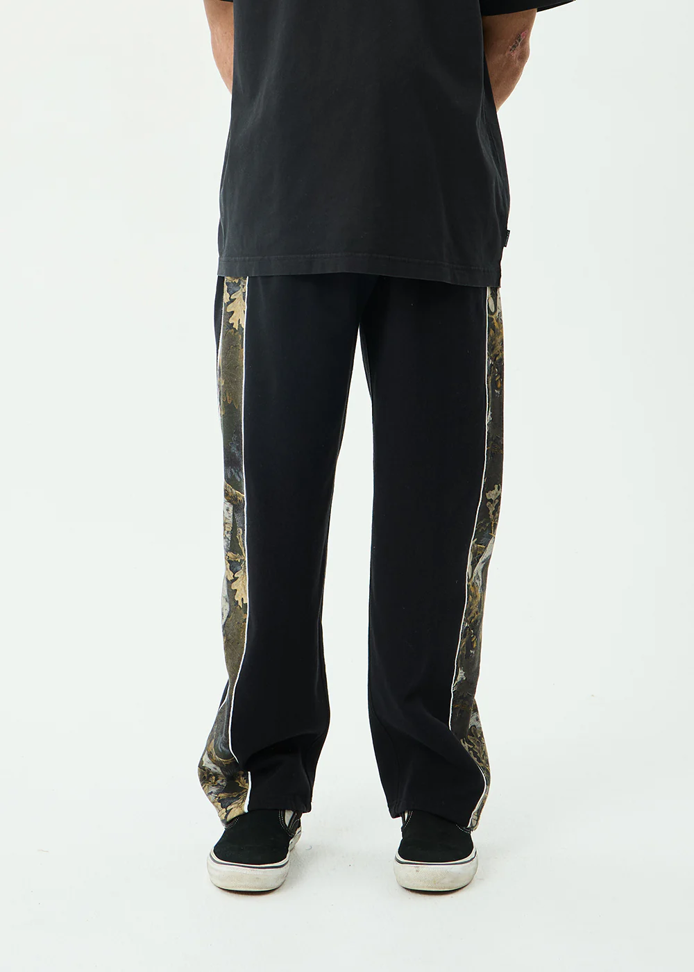 AFENDS Mens Find Me - Track Pant - Black