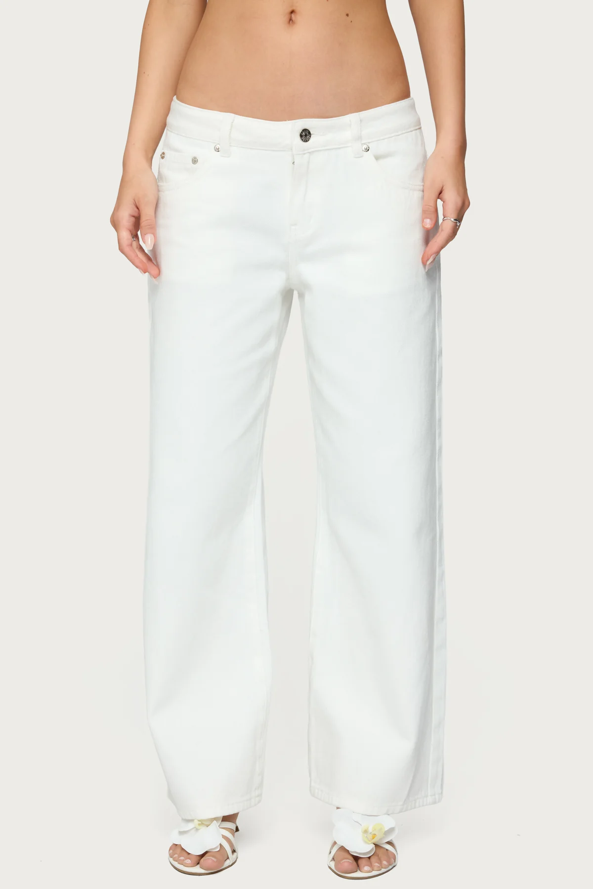 Petite Roman Low Rise Baggy Jeans