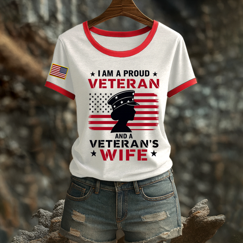 Women's Veteran Print T-Shirt