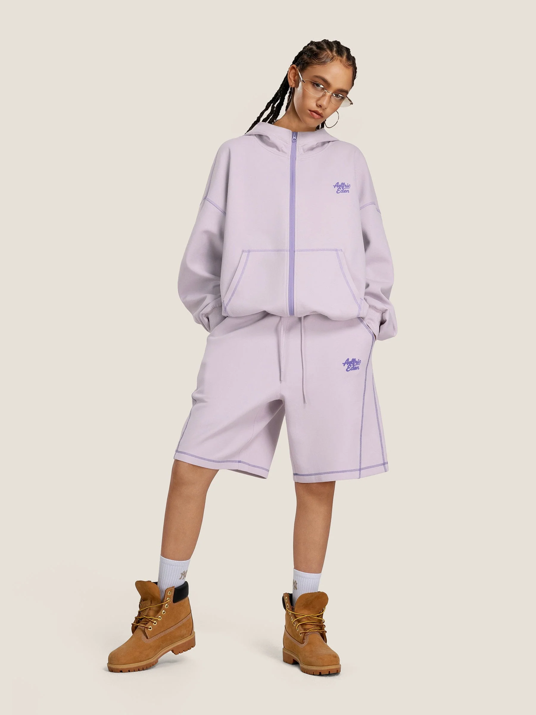 Cloud Boxy Sweat Set