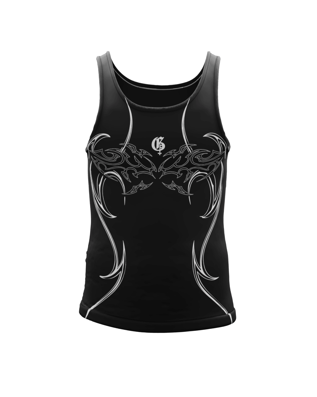 Onyx Black Compression Tank Top