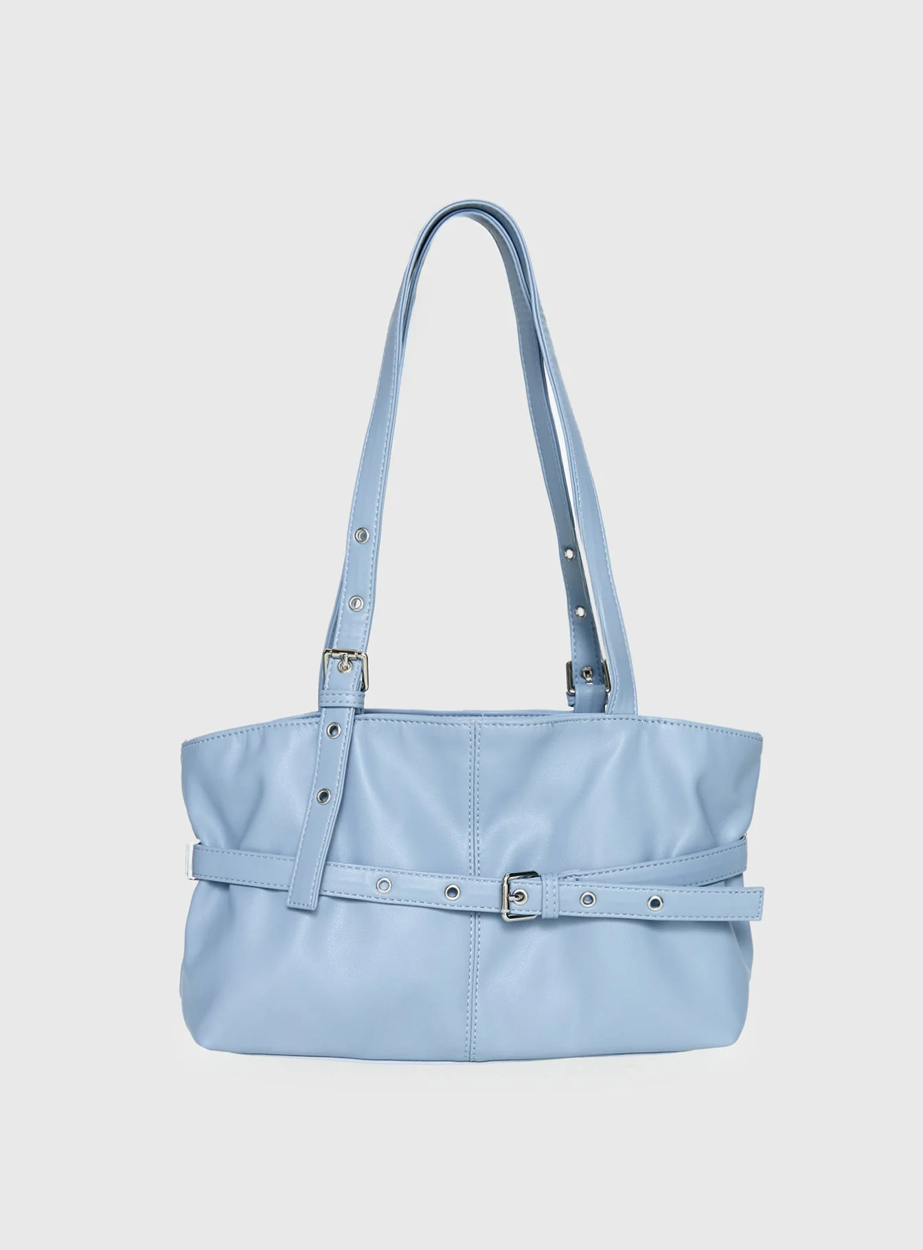 Sabyna Buckle Shoulder Bag Blue
