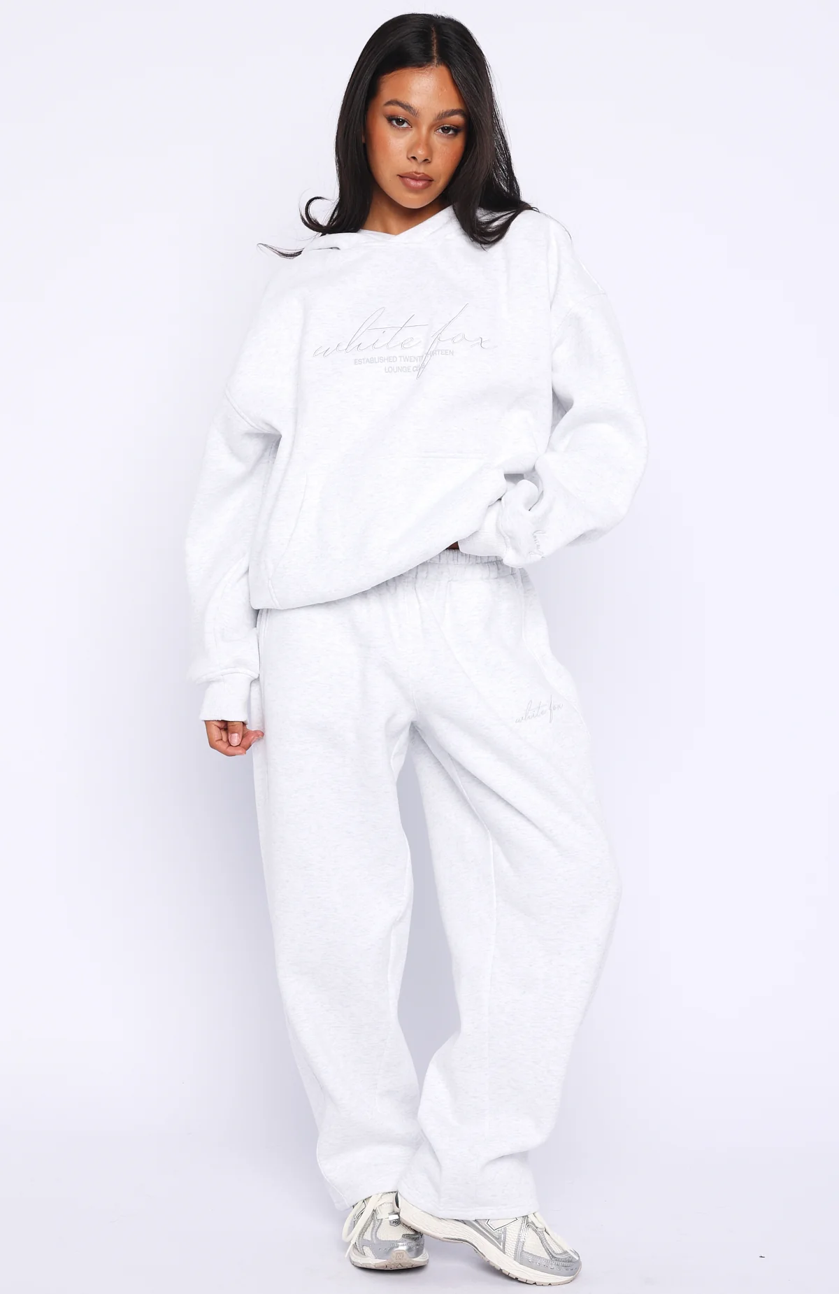 Know What You Want Barrel Leg Sweatpants Grey Marle