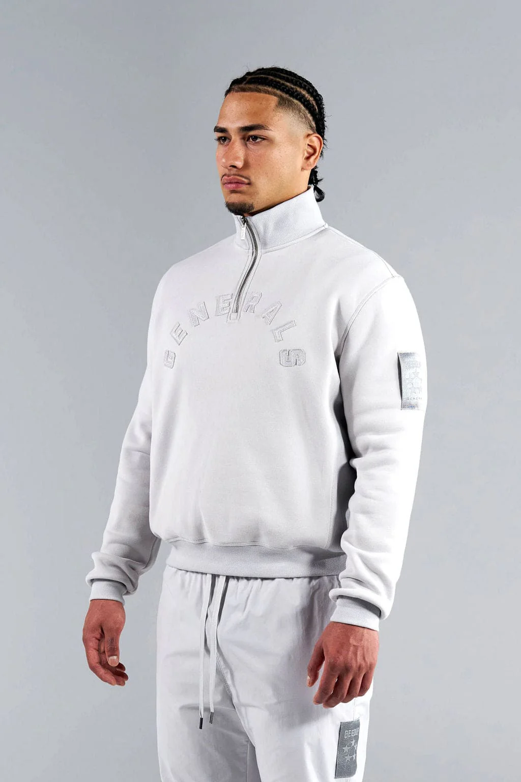 Generals Classic Qtr Zip Nimbus Cloud