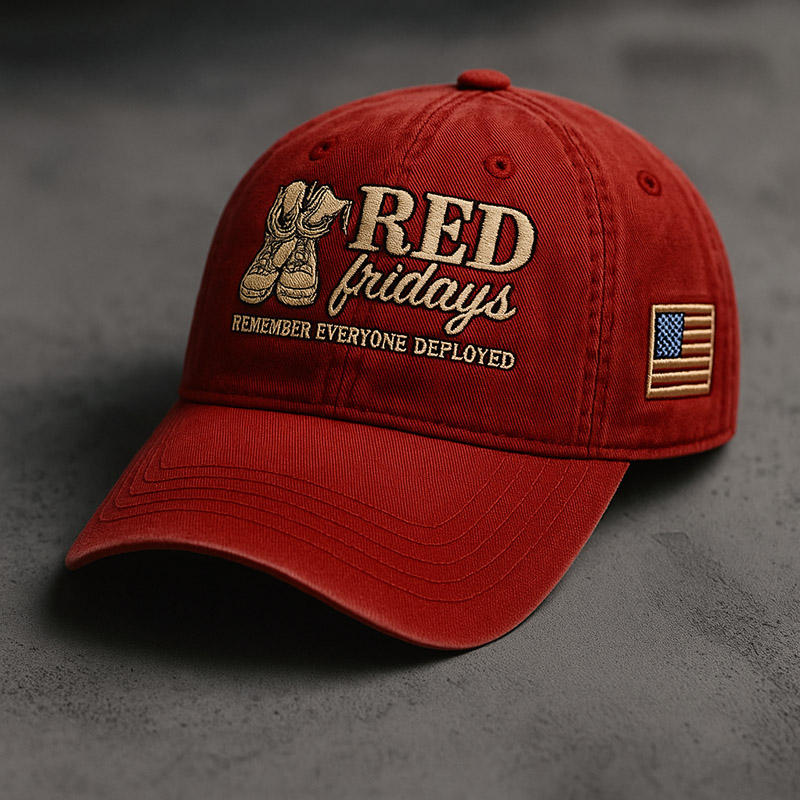 US Red Friday Casual Hat