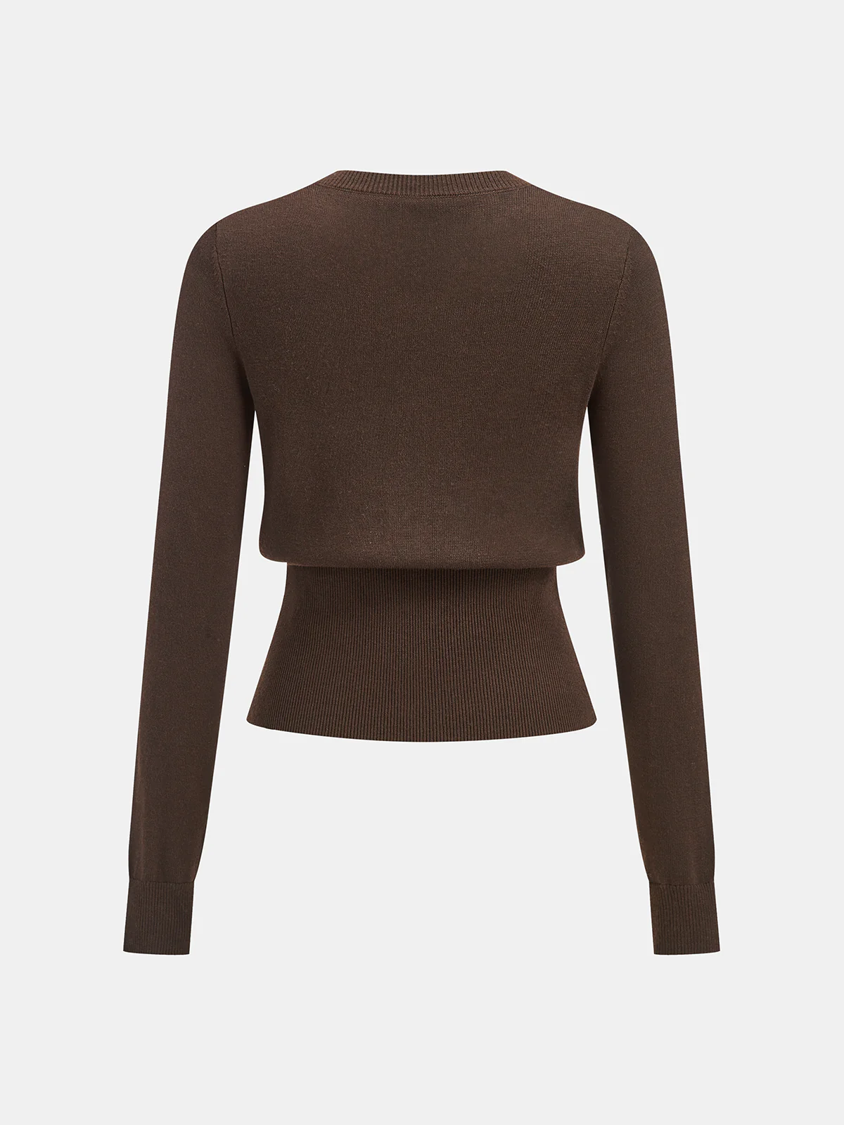 Metal Button Knit Cardigan