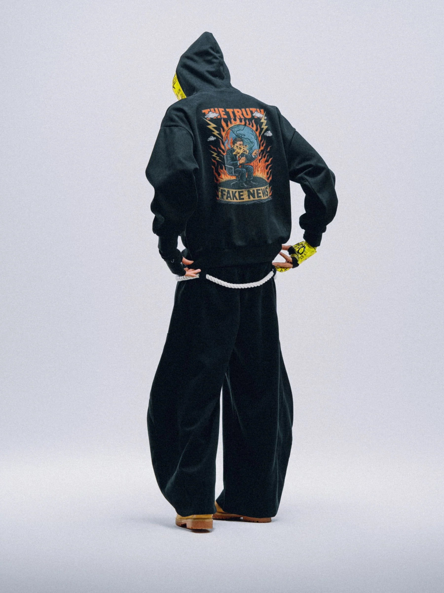 [COMPLEXCON] FAKE NEWS OIAL Tape Hoodie