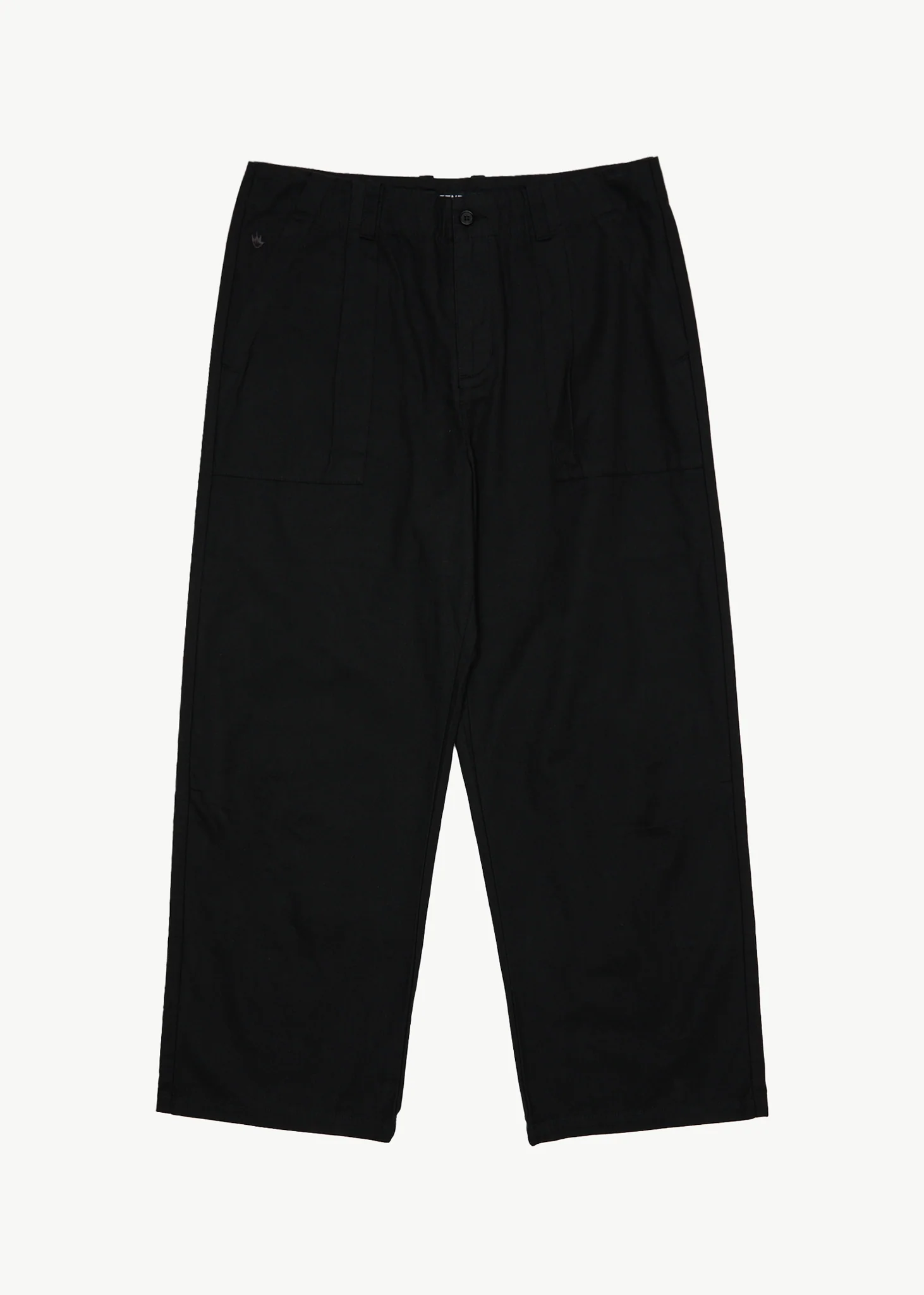 AFENDS Mens Glider - Pleated Pant - Black