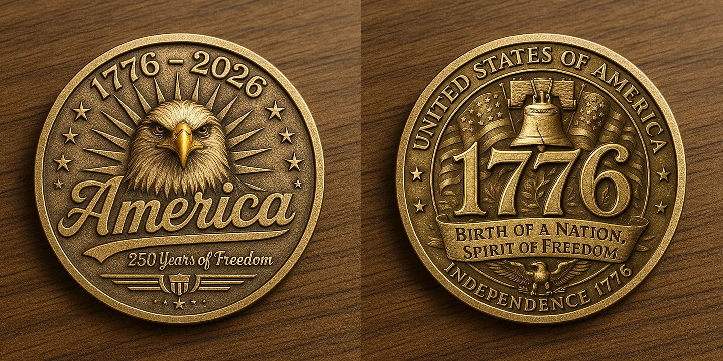 U.S. 250th Anniversary Commemorative Coin