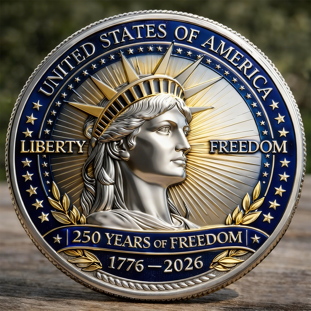 America 250th Anniversary Commemorative Coin 1776-2026