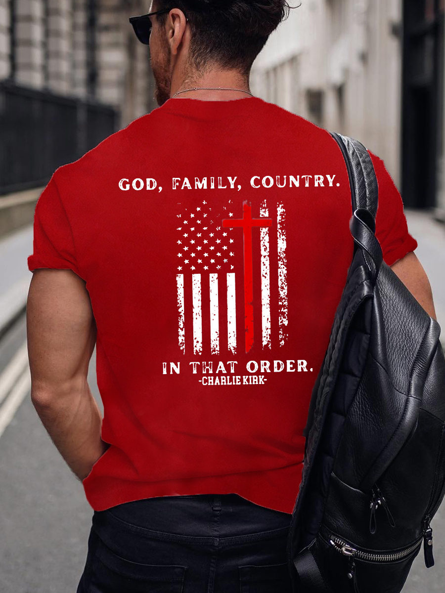 Men's Freedom Is Not Free R.I.P Charlie Kirk Short Sleeve T-shirt