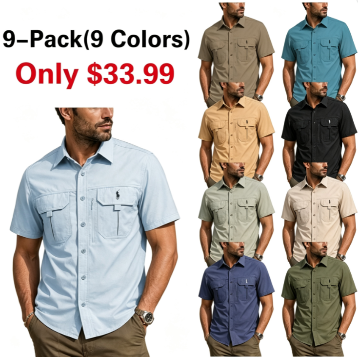 Spring/Summer Tactical Utility Shirt for Sports and Outdoor Activities
