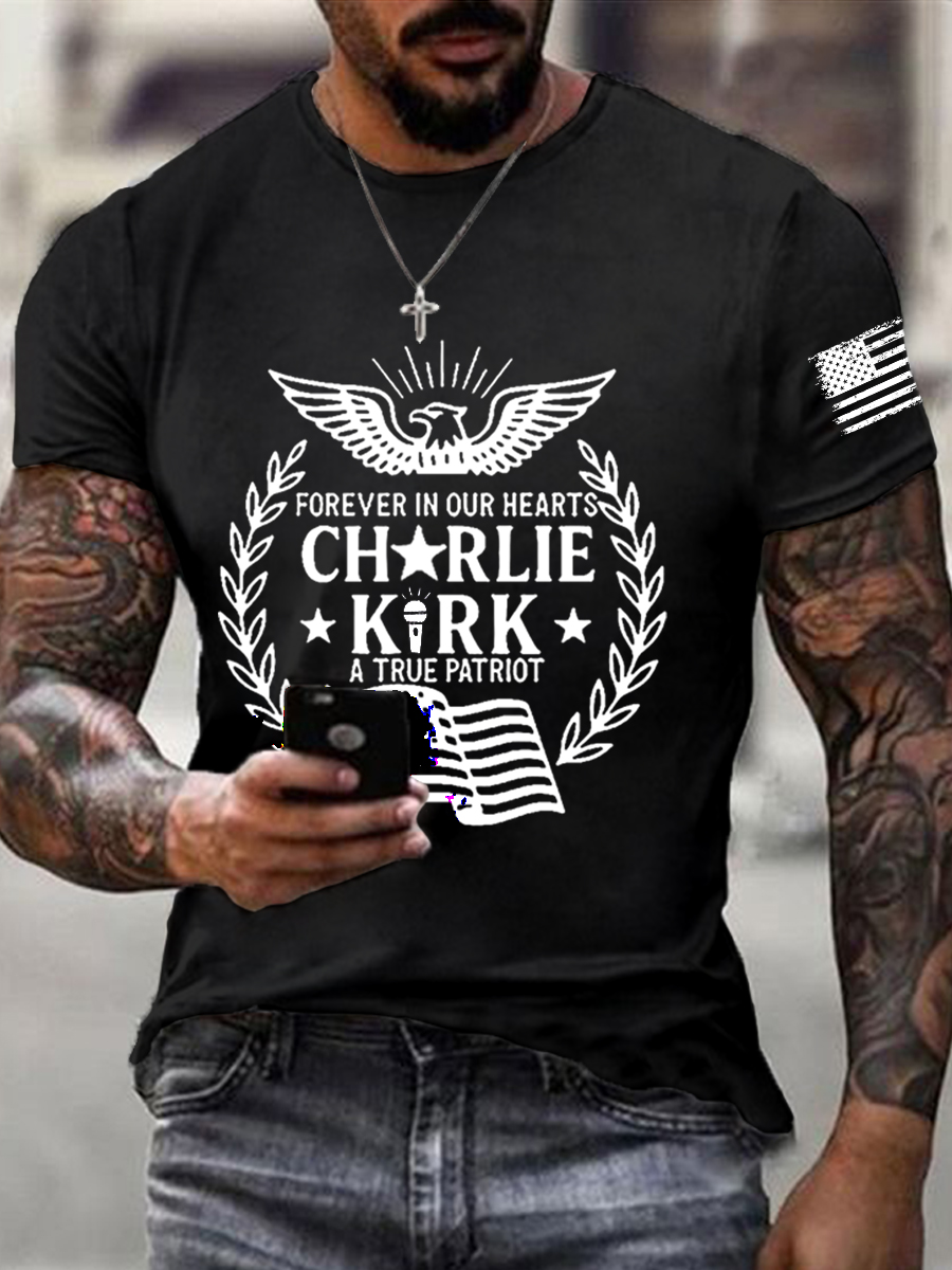 Men's R.I.P Charlie Kirk Short Sleeve  T-shirt