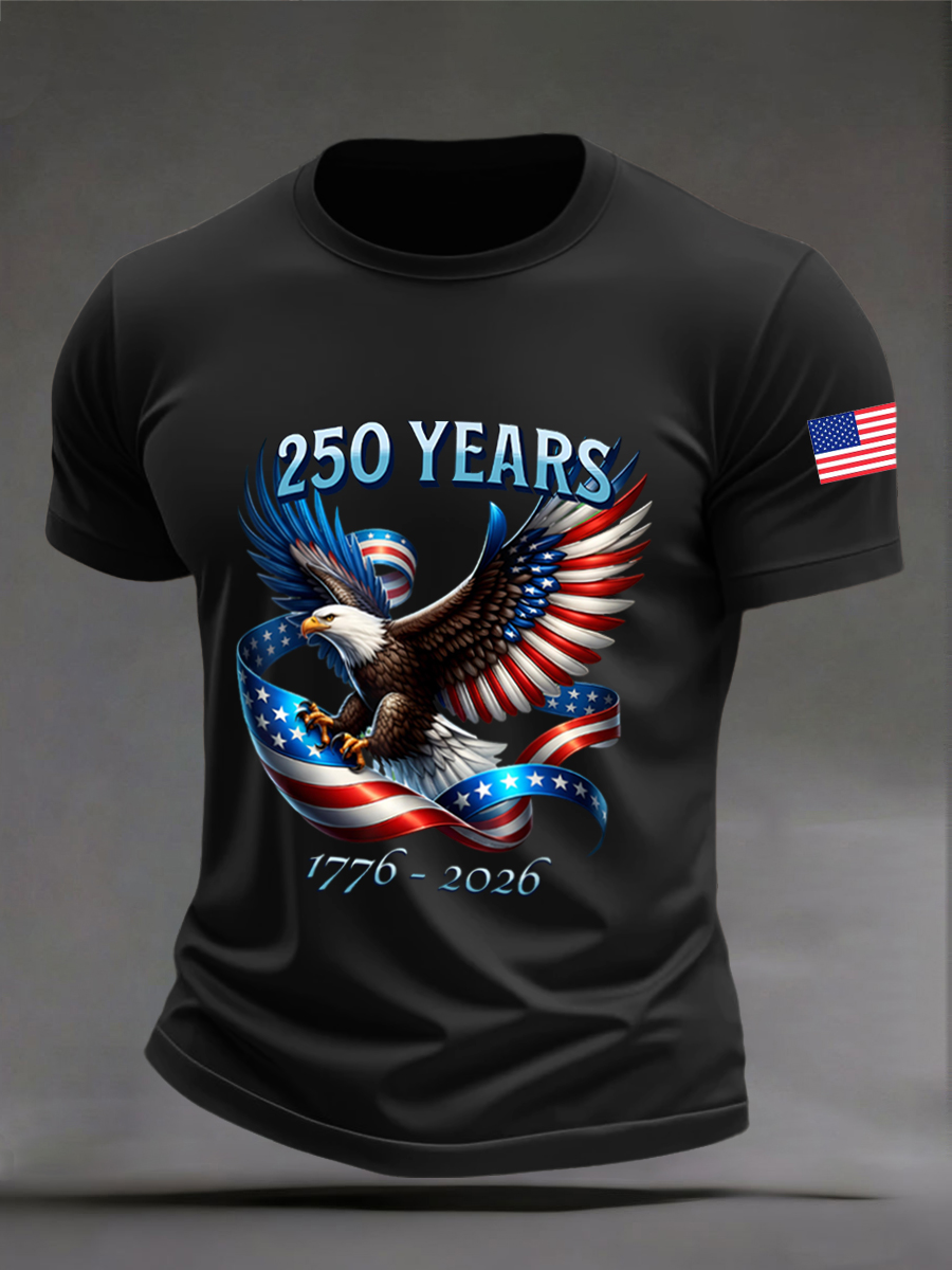 Men's American 250th Anniversary Print T-Shirt