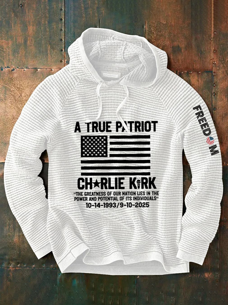 Men's Freedom Is Not Free R.I.P Charlie Kirk Long Sleeve Sweatshirt / Hoodie