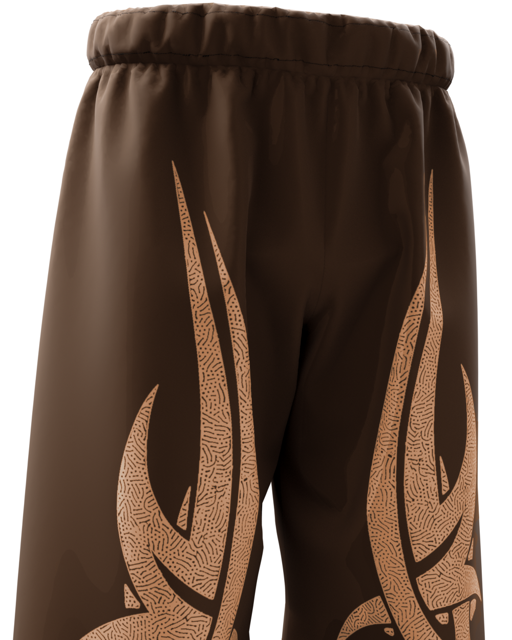 Razor Brown Straight Fit Baggy Pants